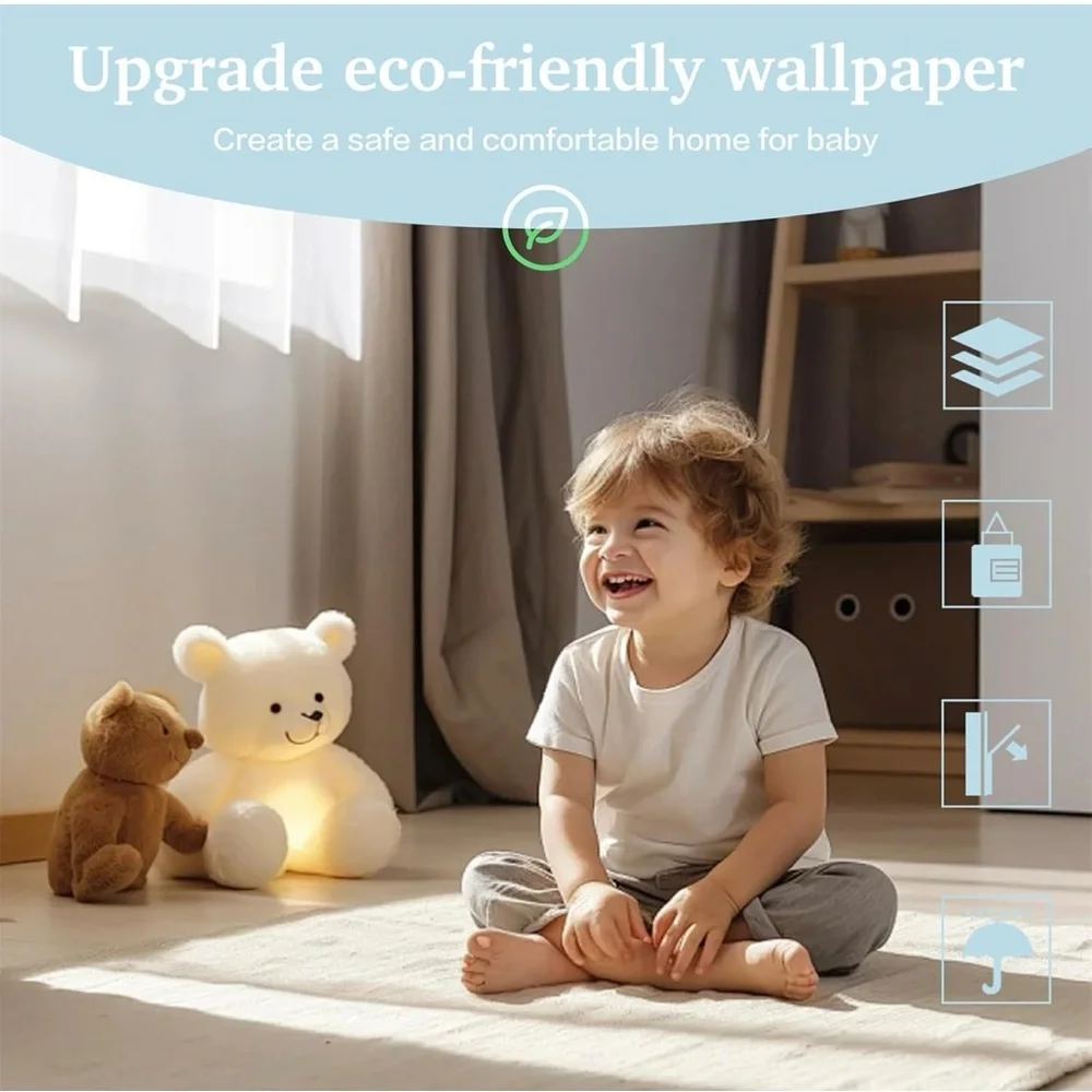 Dimoon 17.7''x393'' Peel and Stick Wallpaper White Contact Paper